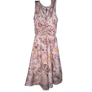 Heart and Arrow Girls Floral Dress Size 4 Pink Boho Summer